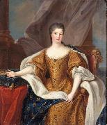 Circle of Pierre Gobert Portrait Marie Anne de Bourbon as Princess of Conti France oil painting artist